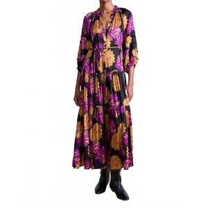 chinese dress ladies Bettina Maxi Dress Red / 12
